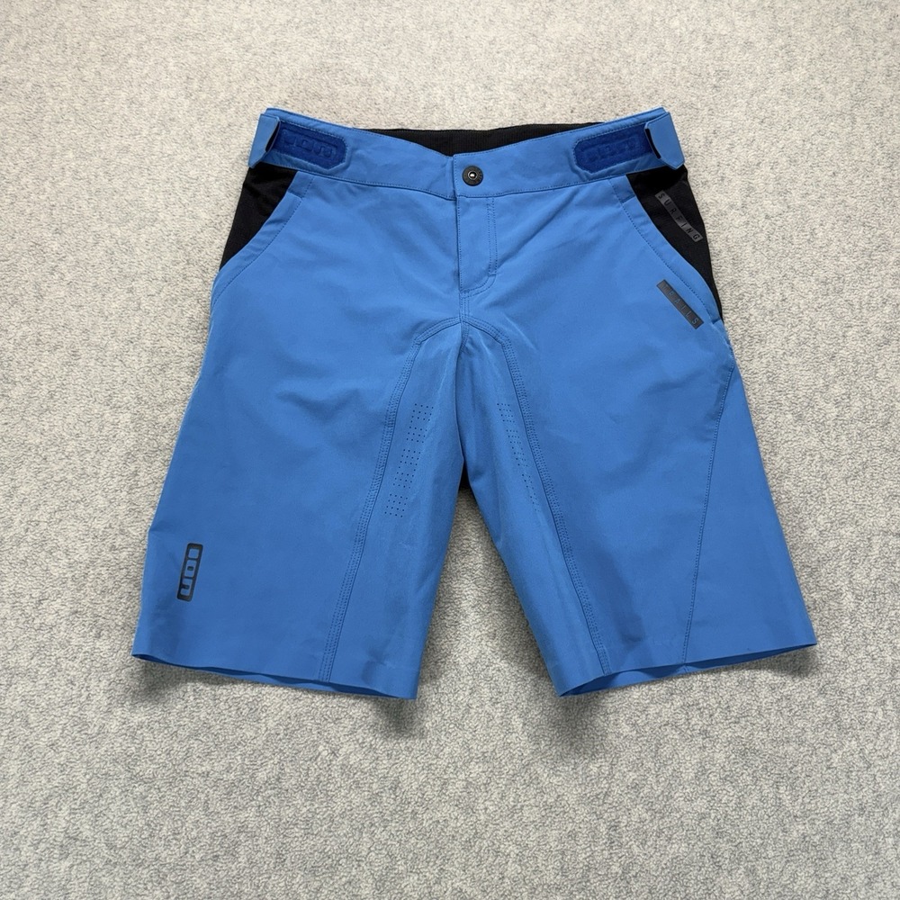 ION Bike Shorts Blue Adjustable Waist MTB Cycling Men's Size 38‎